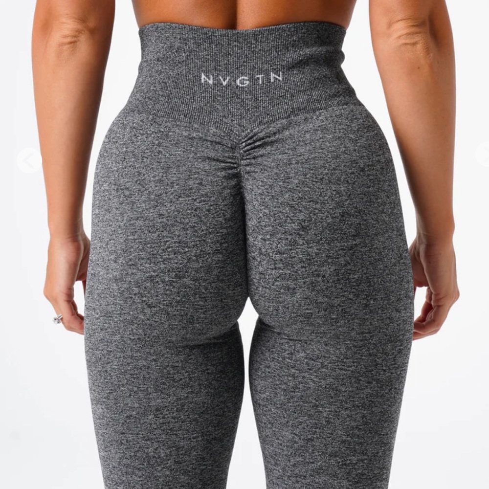 NVGTN grey scrunch leggings